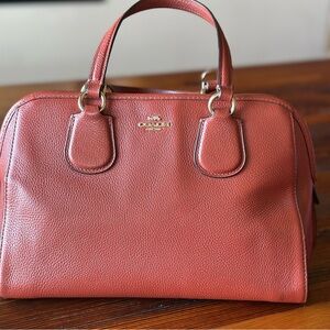 Coach Women's Red Leather Bag